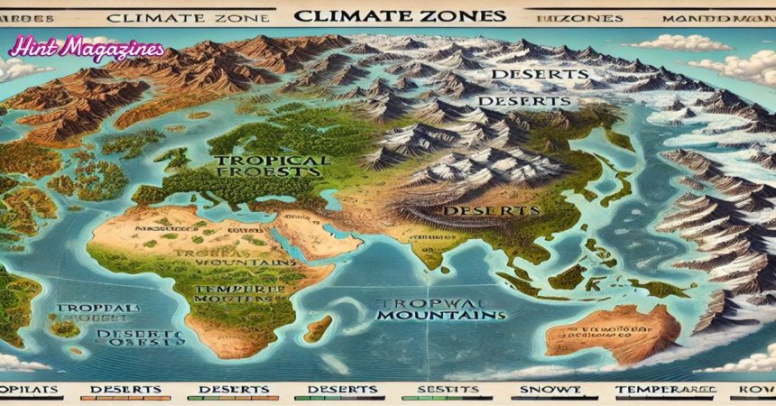 What Climate are Next to Each Other World Building