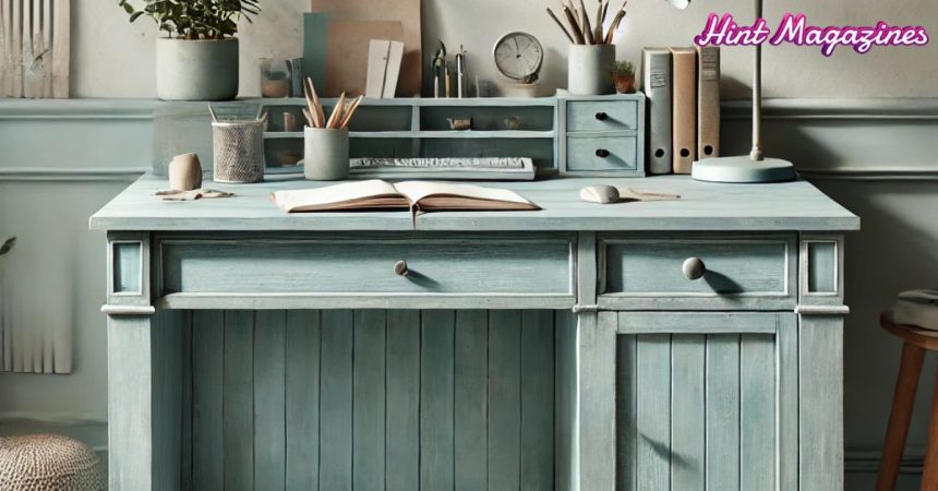 Brume Marine Chalk Paint Ideas for Desk